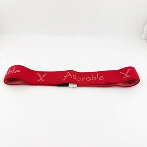 Frederic Fekkai‎ Sporty Hair Band Headband Women's Adjustable Red Adorable